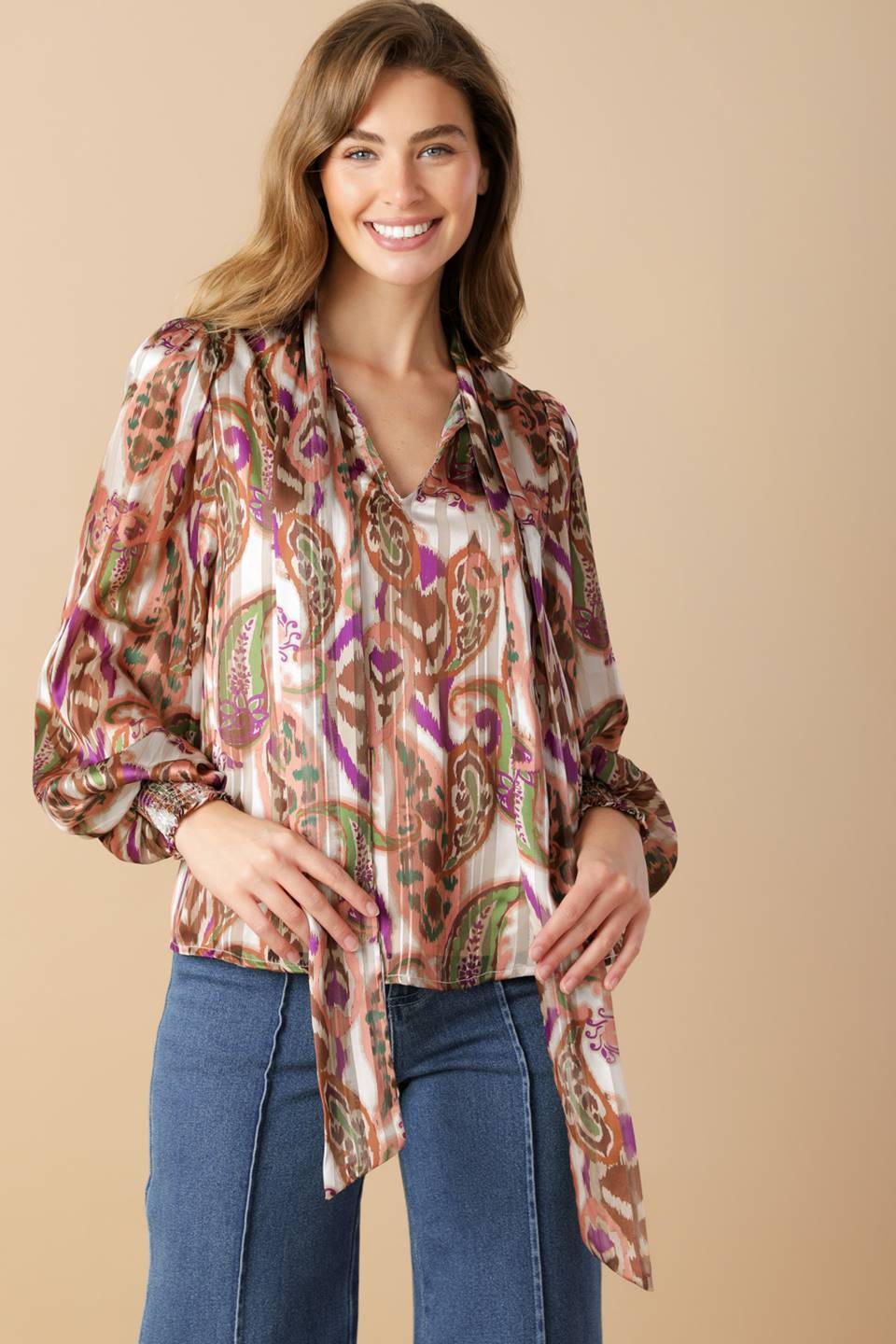 TRY AND TRY AGAIN WOVEN TOP Flying Tomato
